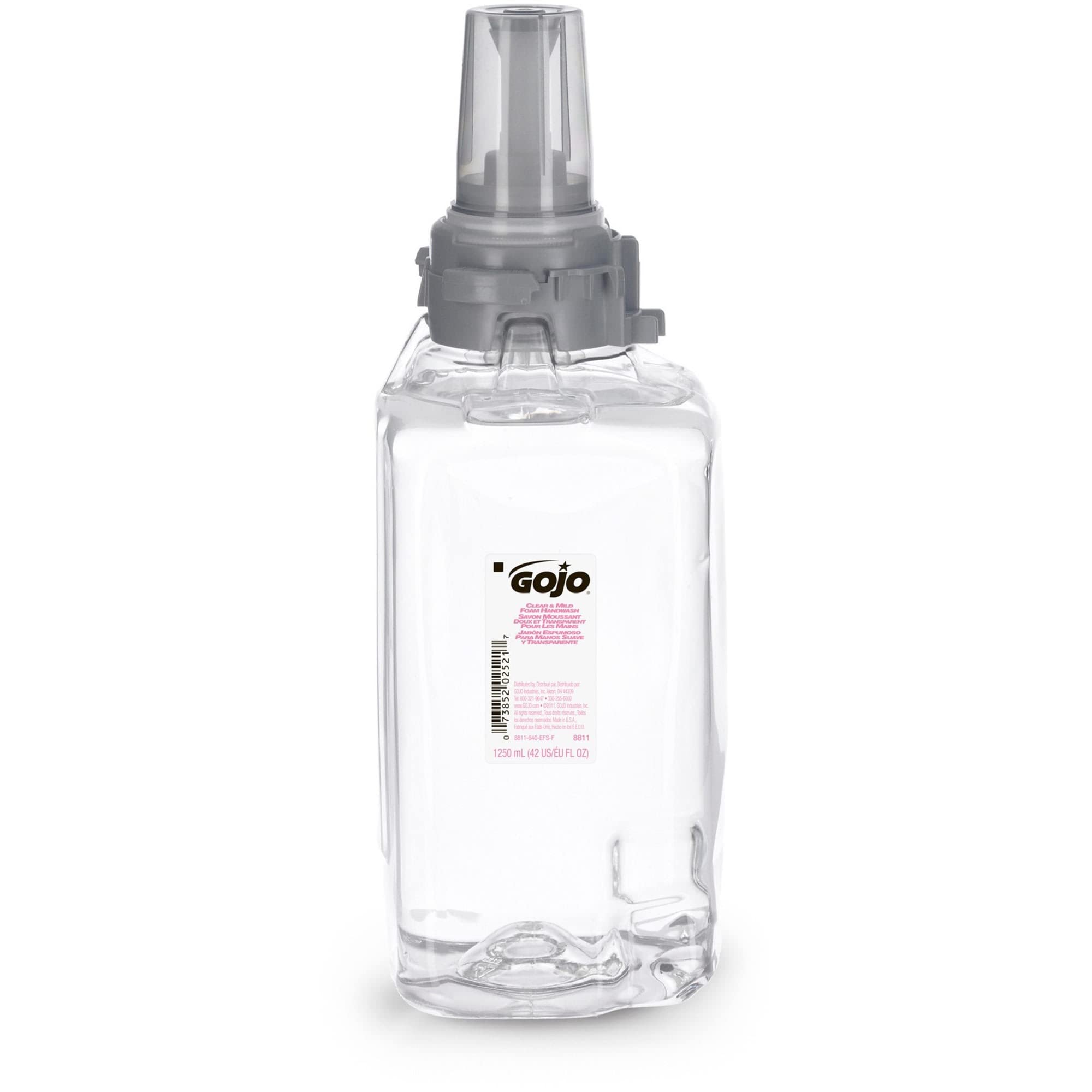 GOJO EcoLogo certified symbol on packaging, eco-friendly choice