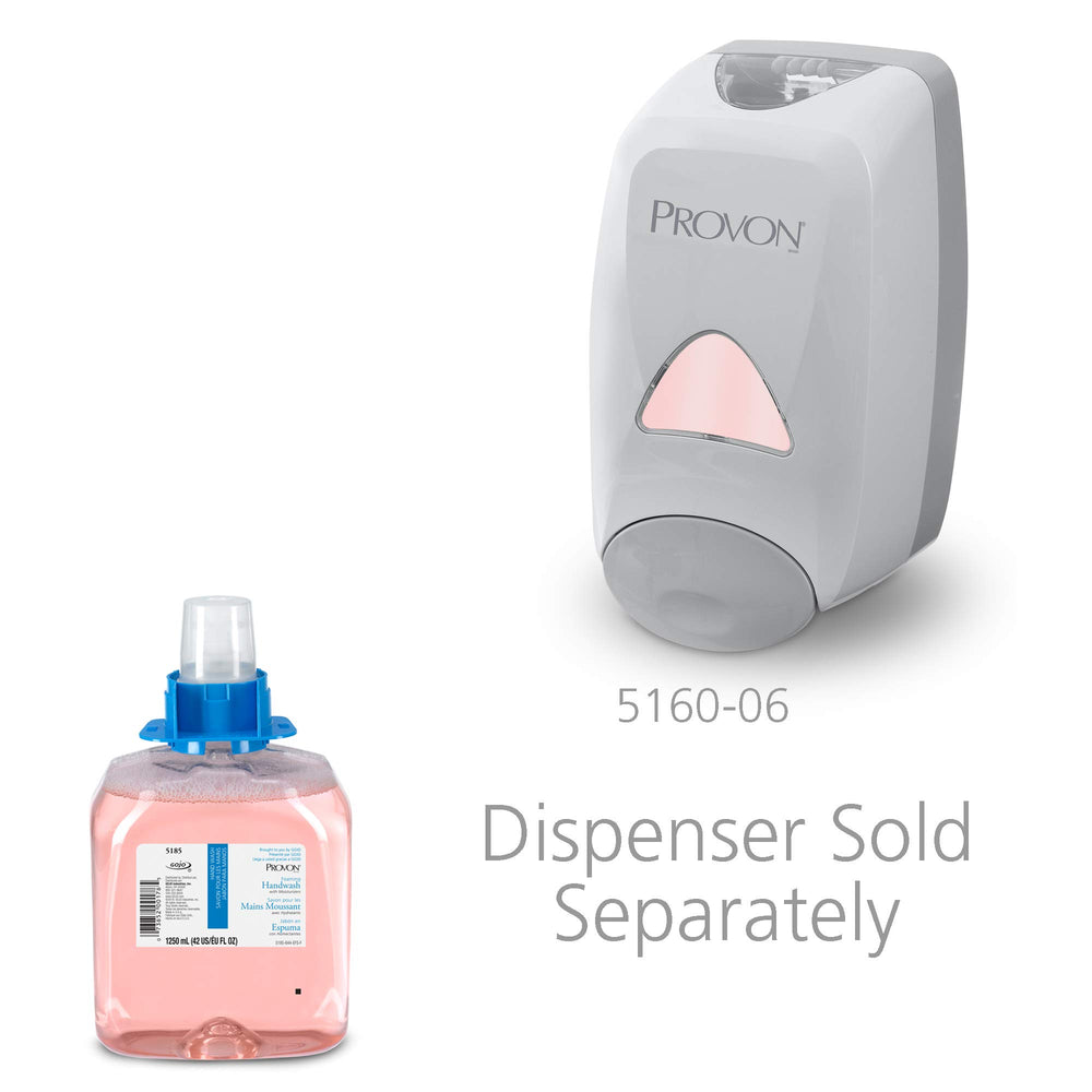 GOJO ProVON dispensing valve close-up highlights hygiene with every refill.