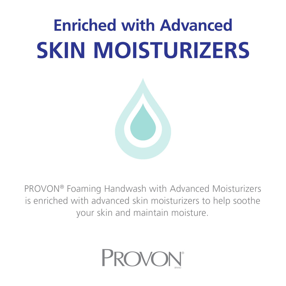 GOJO PROVON foaming handwash lather captured in premium foam