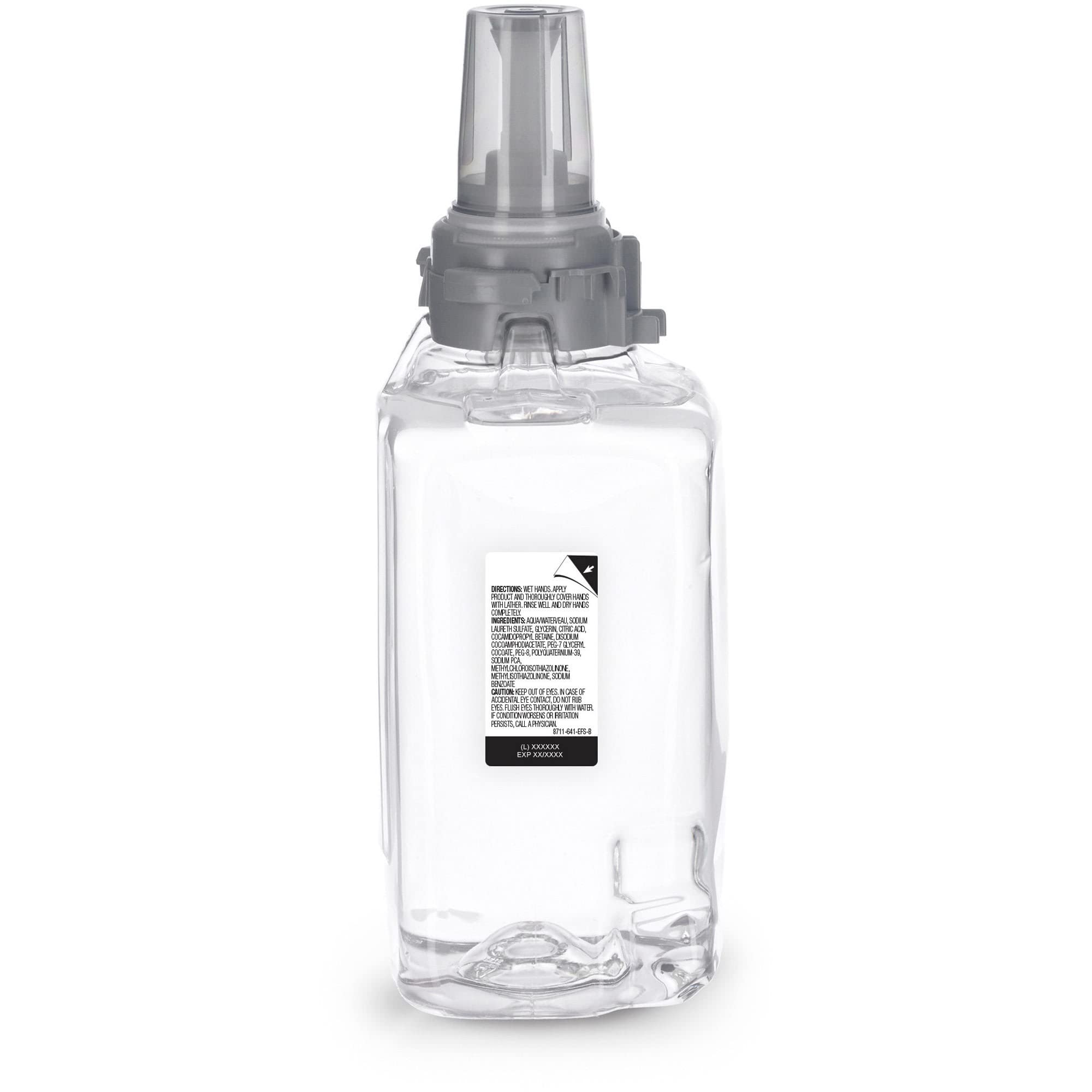 GOJO sanitary sealed refill with dispensing valve, locks out germs