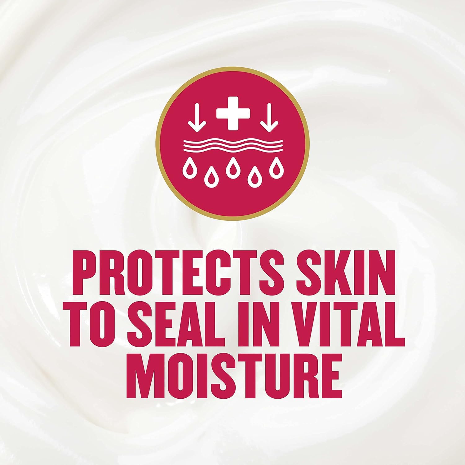 Applying Gold Bond Diabetics Foot Cream to dry heels for relief and care.