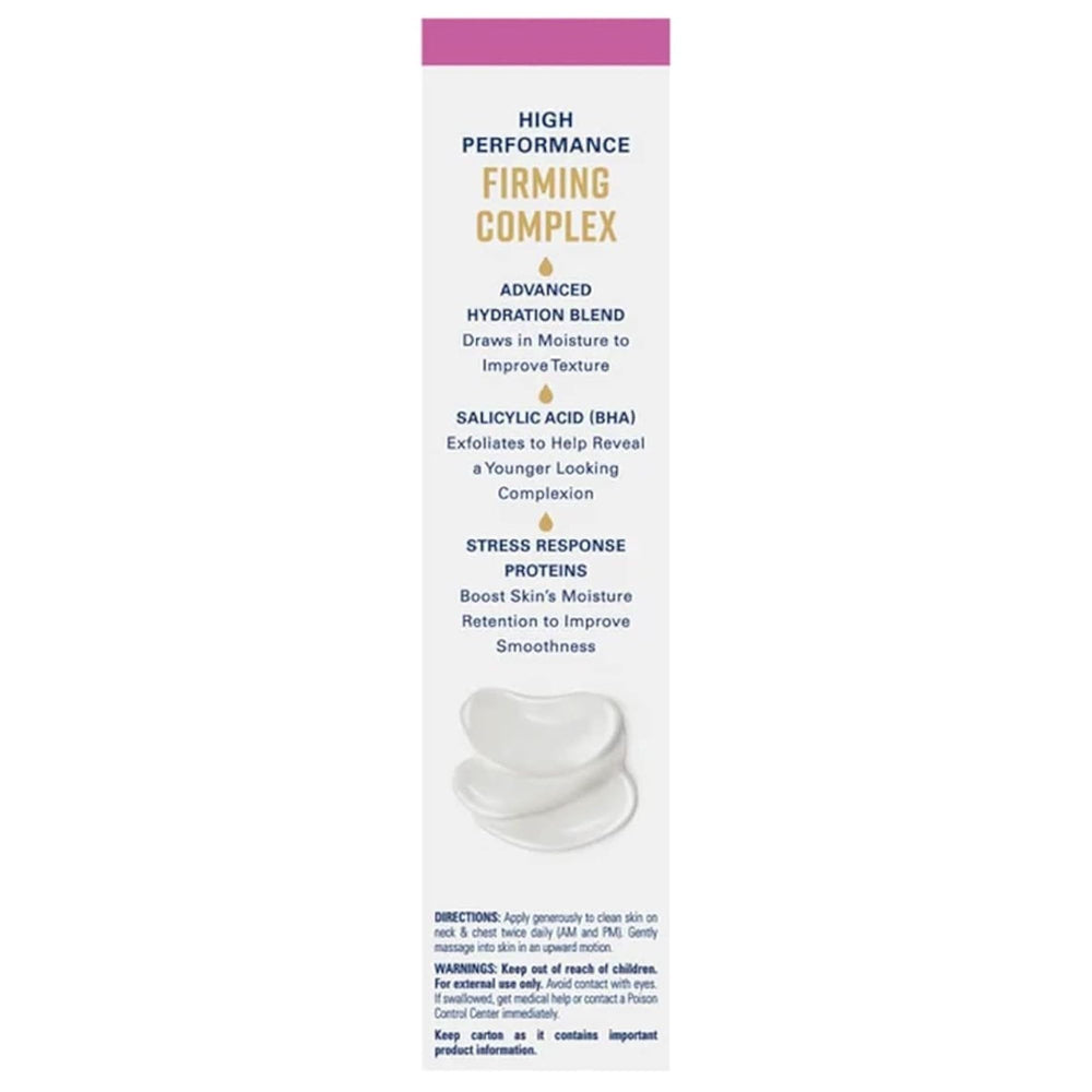 Gold Bond Neck & Chest Firming Cream absorbs quickly for a smooth look.
