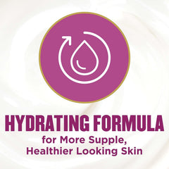 Gold Bond Neck & Chest Firming Cream texture close-up shows smooth lightweight lotion.