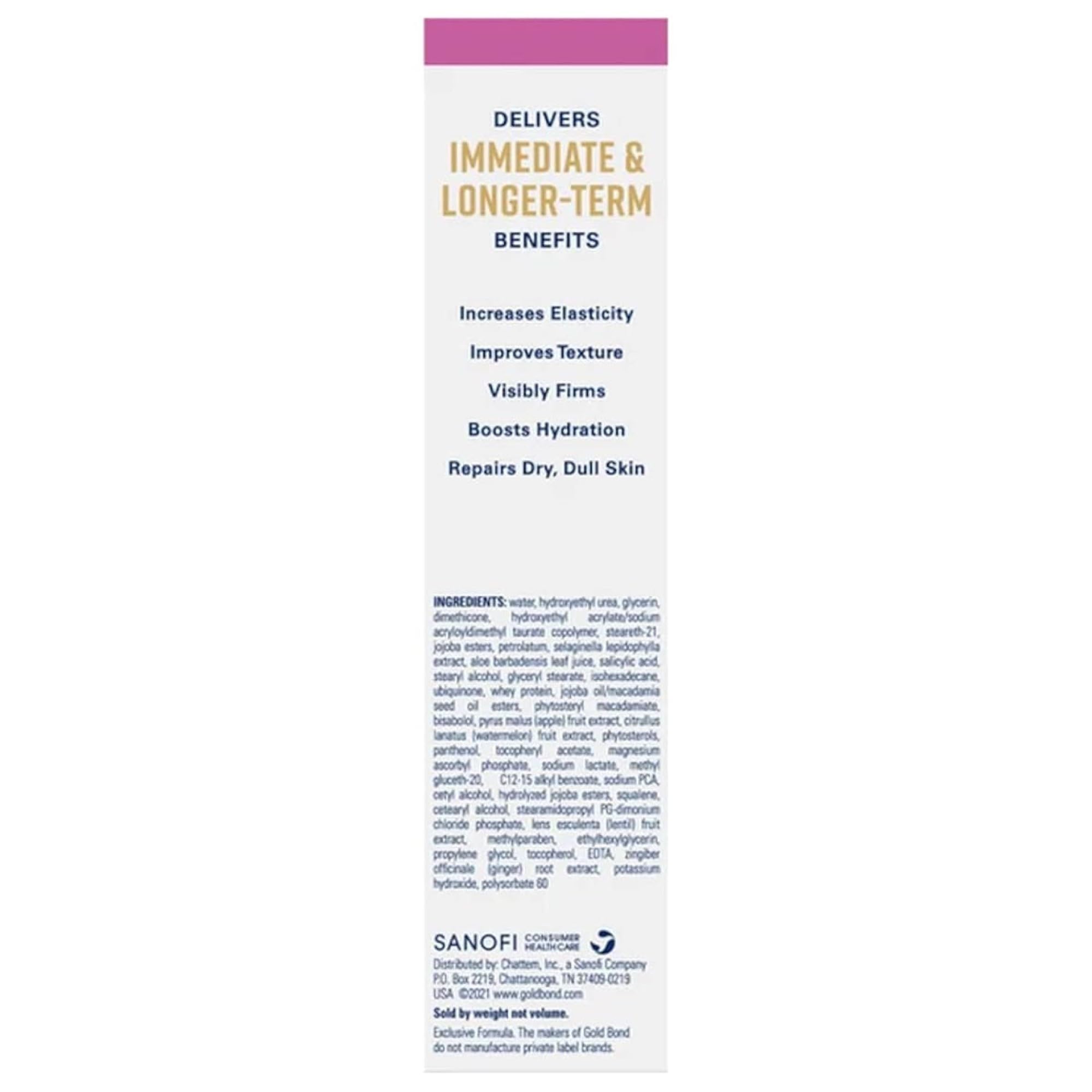 Gold Bond Neck & Chest Firming Cream travel-friendly 2oz tubes for on-the-go care.
