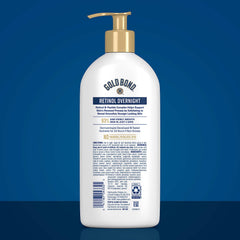 Gold Bond pump and cap detail highlighting easy-dispense convenience