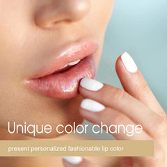 Gold Crystal pH Lipstick Color-Changing packaging promotes premium, giftable set.