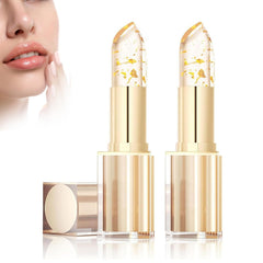 Gold Crystal pH Lipstick Color-Changing tube closeup highlights hydrating formula.