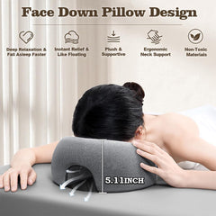 Goldencivetcat cheek-support and arm-rests provide stable support during prone positioning.