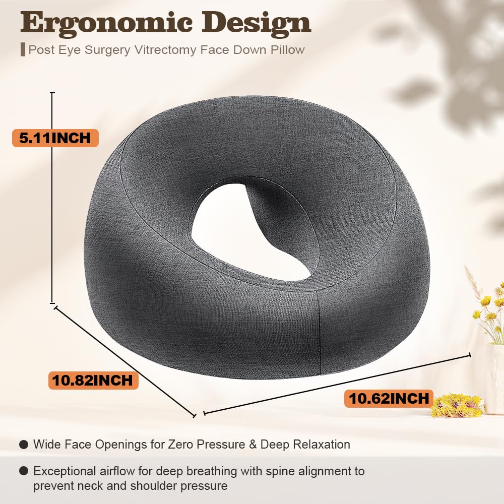Goldencivetcat memory-foam support contours to your face for gentle, personalized comfort.