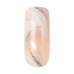 Goldfinger Gel Glam Design Nails with glue included for quick, secure application.