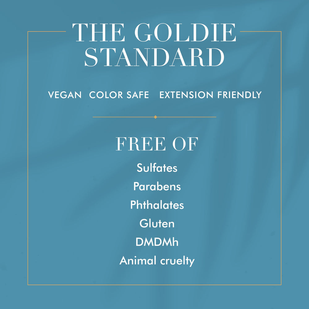 Goldie Locks travel-size hairspray safe-extensions color-treated-hair demonstrates compatibility.