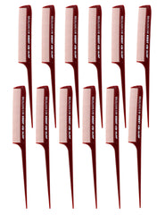 Goldilocks Krest G5 rattail comb with extra-fine teeth for precise parting and heat styling.