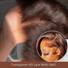 GOLFMAX virgin human hair chocolate brown texture body wave