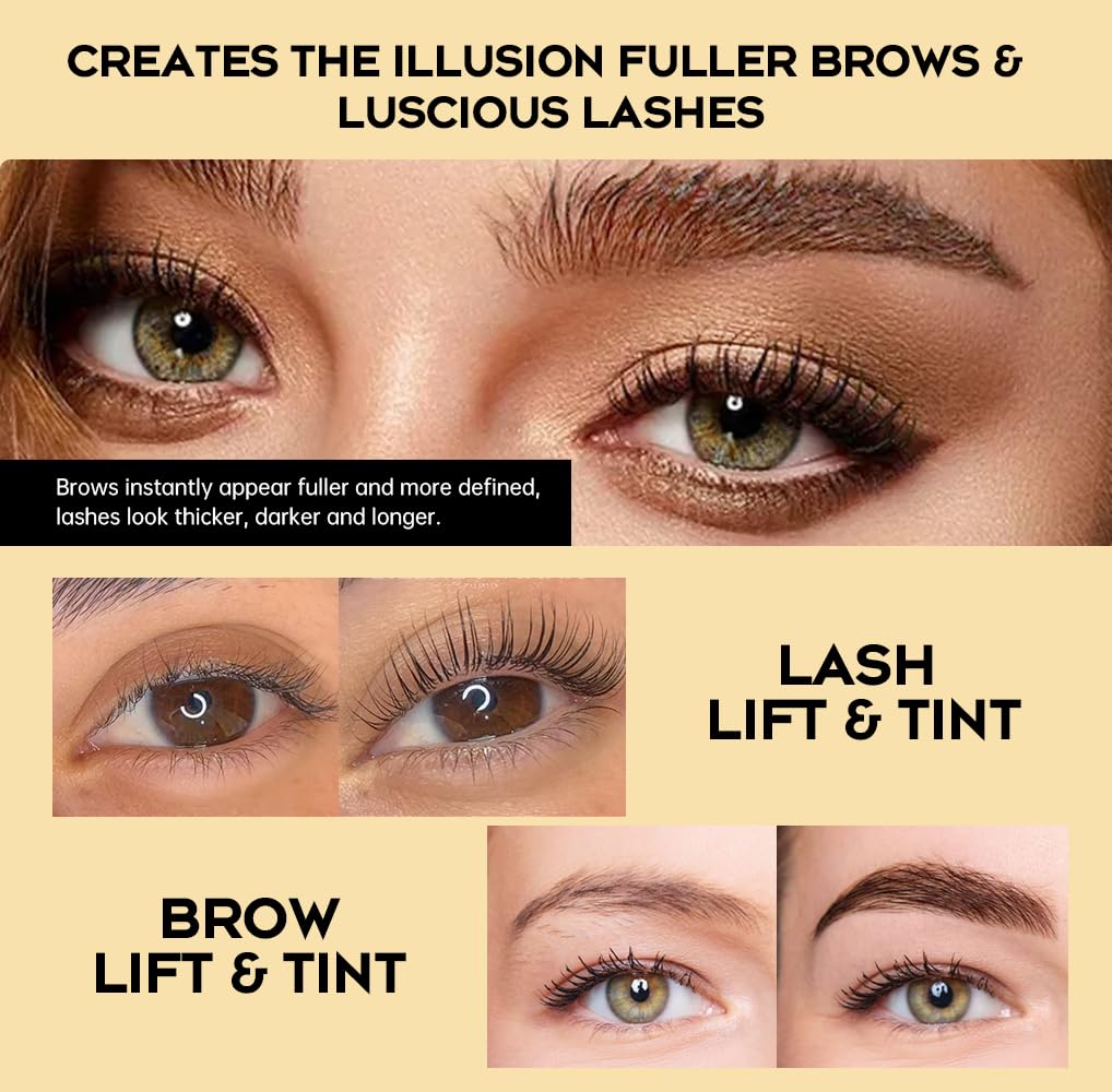 GOLLEE Lash Lift Brow Kit contents reveal tools for easy beginner use.