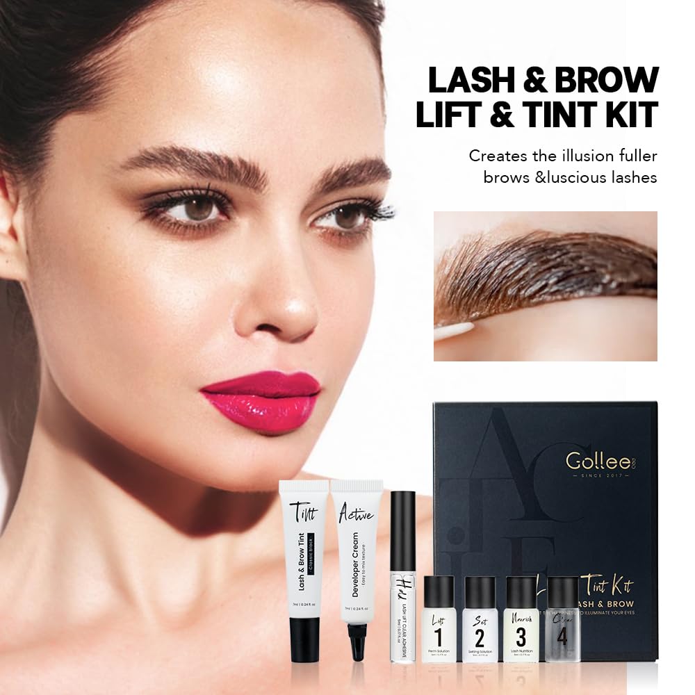 GOLLEE Professional Ingredients emphasize safe, high-grade formulas for lashes and brows.