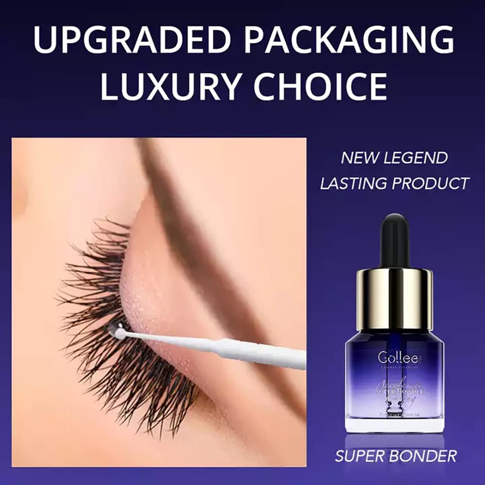 GOLLEEPRO Eyelash extension bonder in use demonstrates sealing surface and adhesion support.
