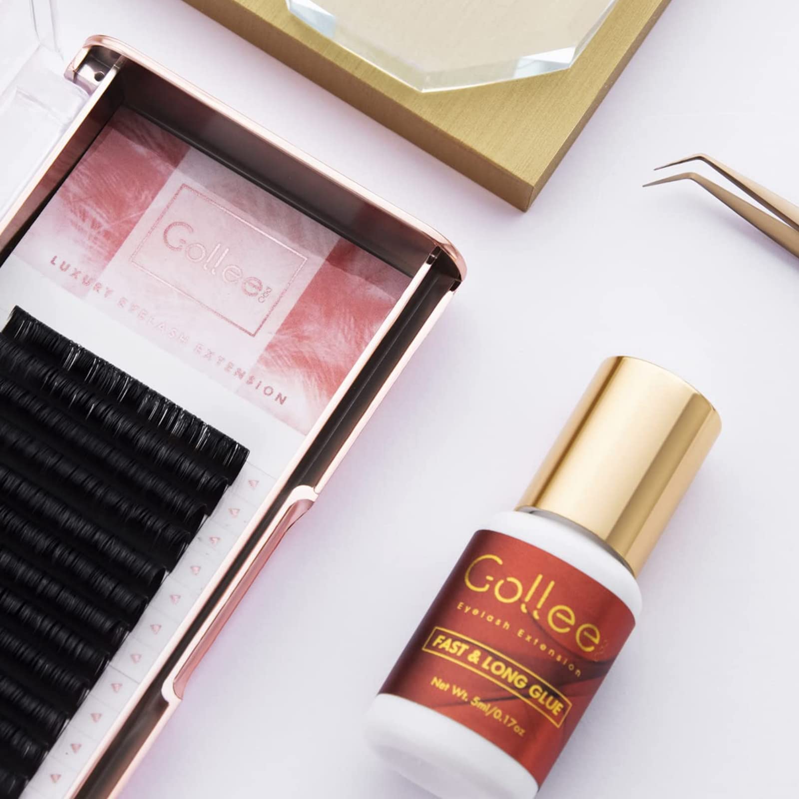 GOLLEEPRO eyelash glue retention preview suggests 6-8 weeks potential wear