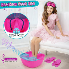 Golray foot spa cover splash guard with massage grains for mess-free soak