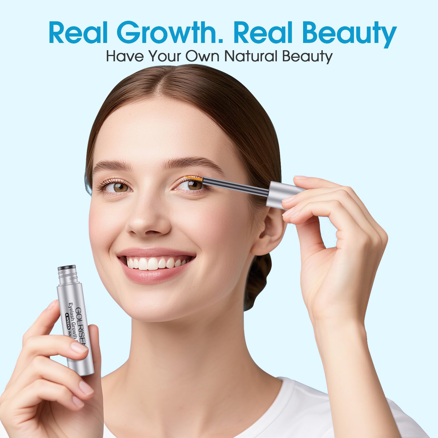 GOLRISEN night routine image linking bedtime lash care and renewal.