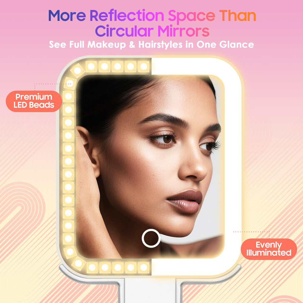 GOMIPURU portable lightweight mirror ideal for travel and daily use