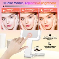 GOMIPURU square-design mirror with wider reflection space for better viewing