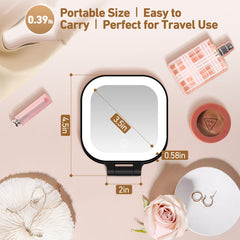 GOMIPURU 1x/30x magnification mirror ideal for daily skincare and precision