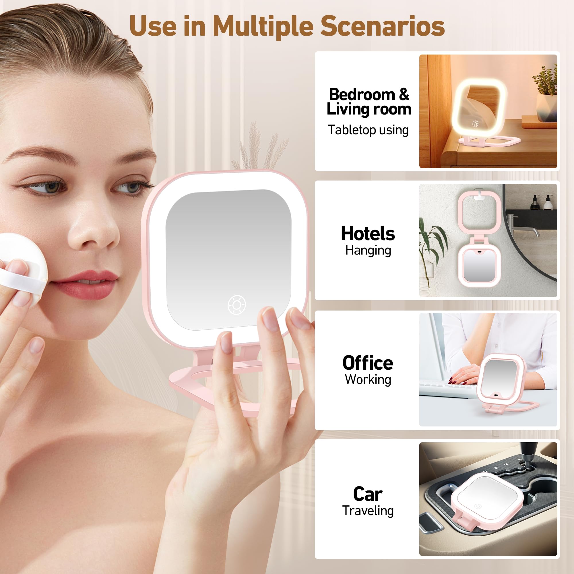 GOMIPURU comes with a tweezer for convenient touch-ups on the go.