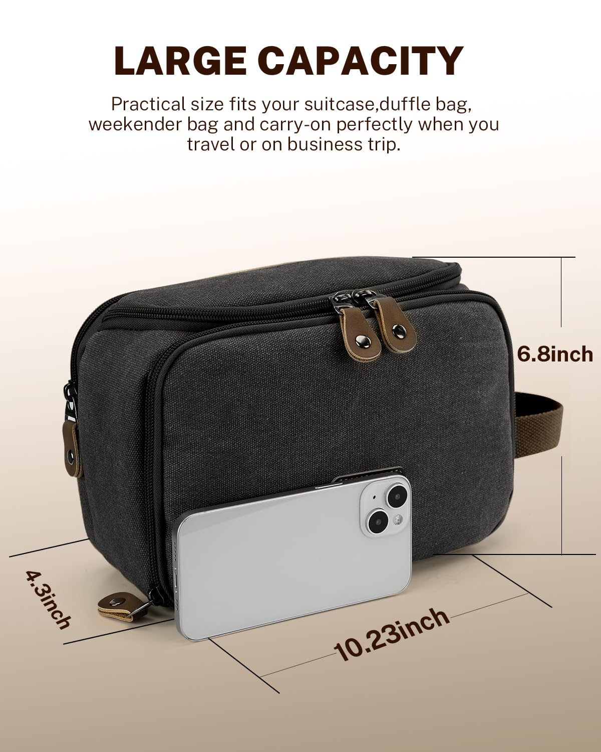 Gonex travel bag in use demonstrates compact, versatile organizer for weekend getaways.