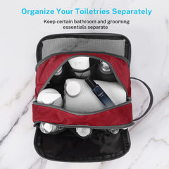 Gonex travel toiletry bag mesh pouch demonstrates breathable organization for small items