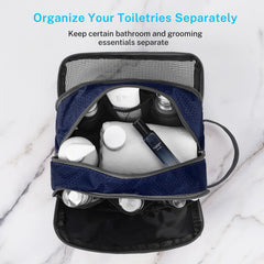 Gonex travel toiletry bag nylon mesh pouch for small essentials