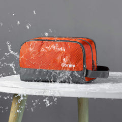 Gonex bag open compartments shows organized space for bottles