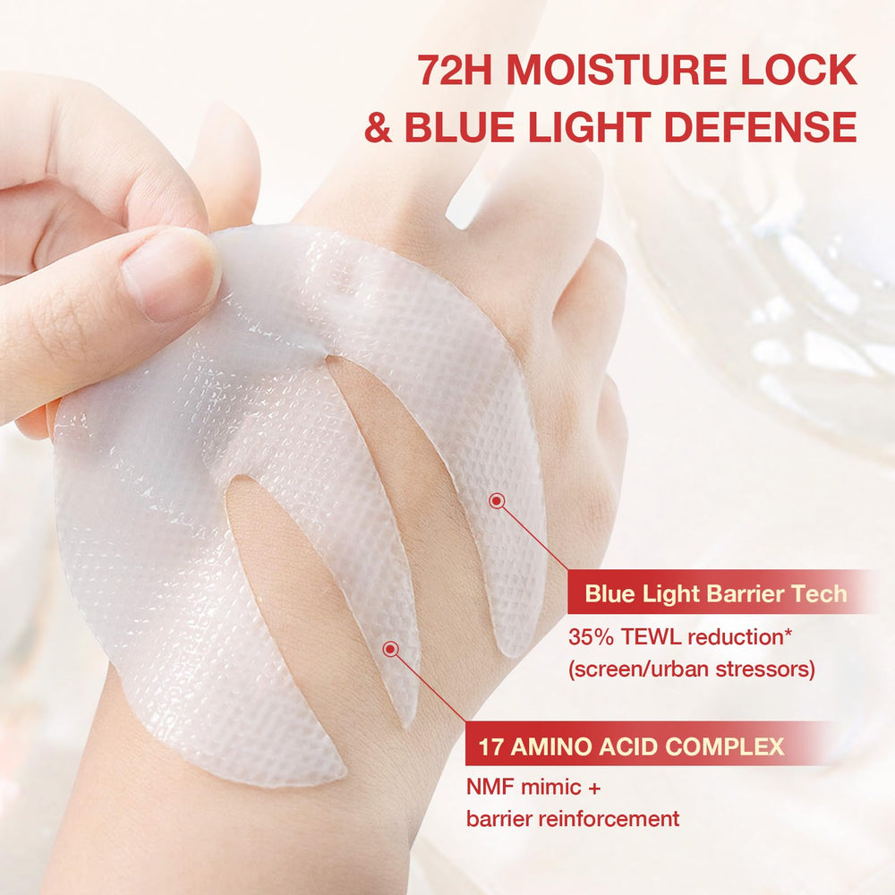 GONIM eye patch set packaging highlights convenient, compact companion for busy schedules.