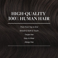 GOO GOO clip in hair extensions 120g weight adds natural fullness