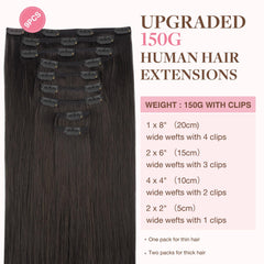 GOO GOO clip-in extensions closeup clips demonstrate secure, discreet attachment.