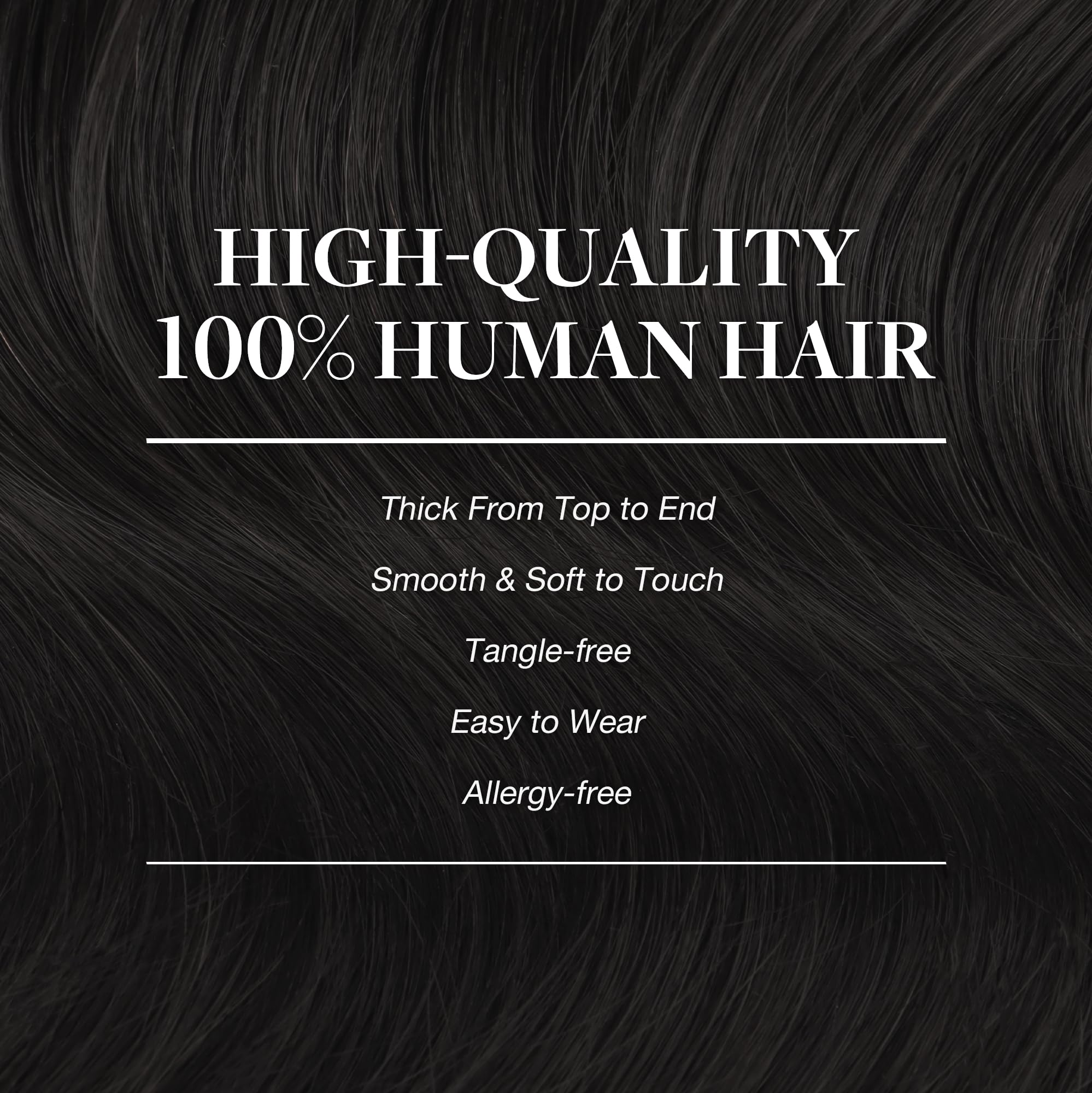 GOO GOO clip-in hair extensions 7-piece set provides versatile full look options