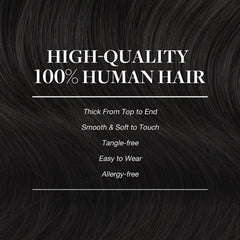 GOO GOO clip-in hair extensions 7-piece set provides versatile full look options