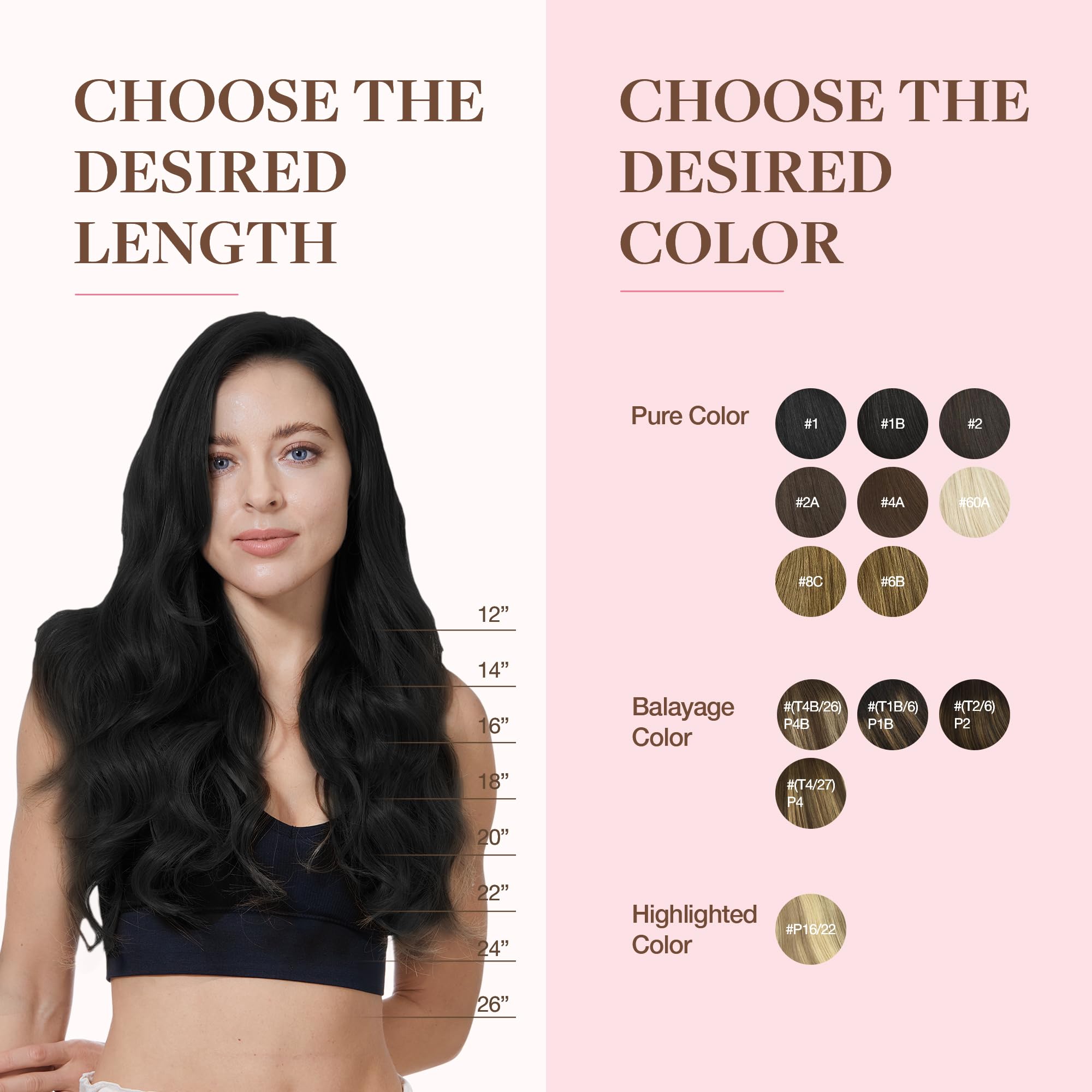 GOO GOO clip-in extensions 9-piece set shown for versatile styling options.