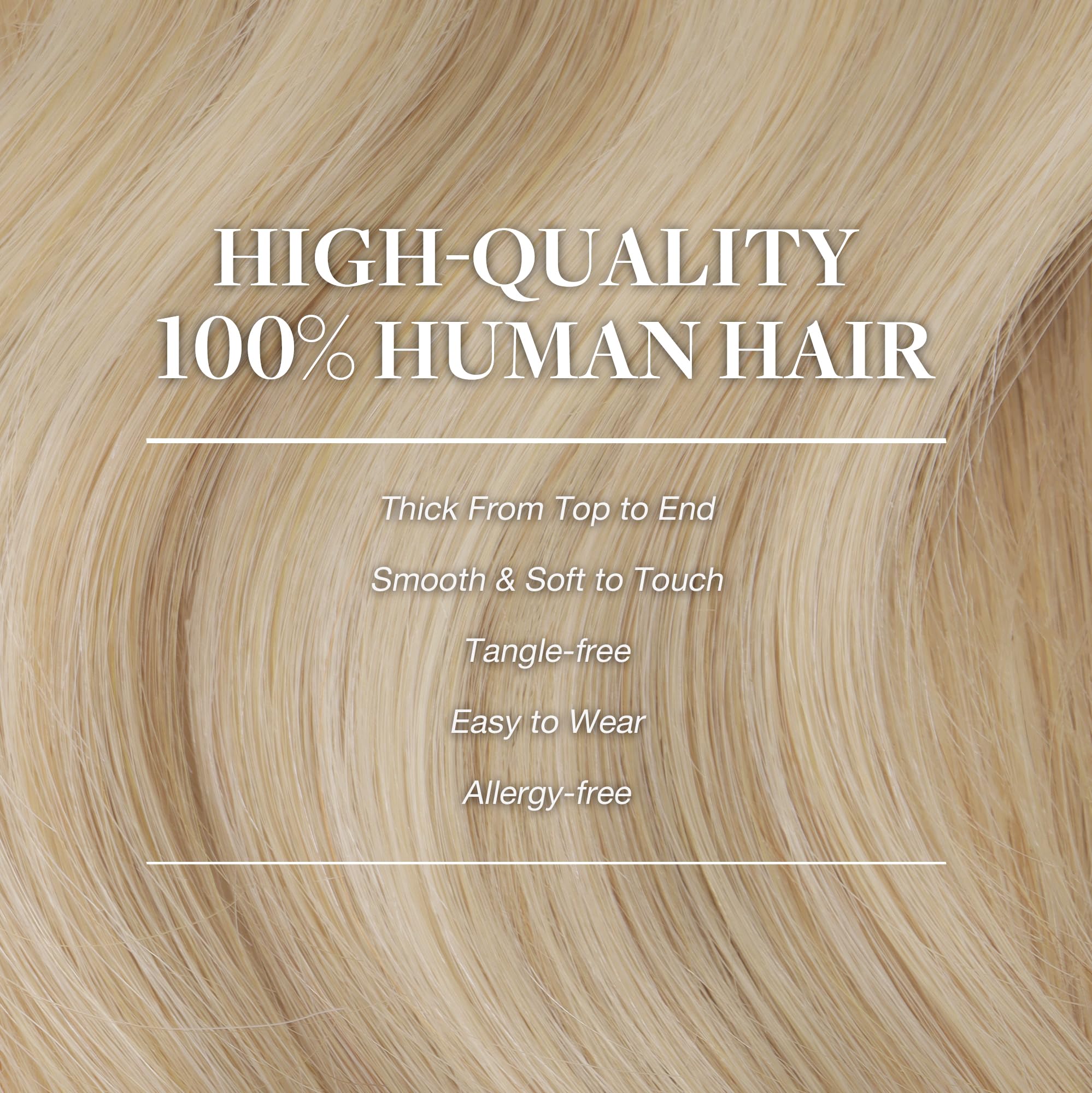 GOO GOO clip-in hair extensions color dark blonde highlight showcases natural highlights and versatile shade.