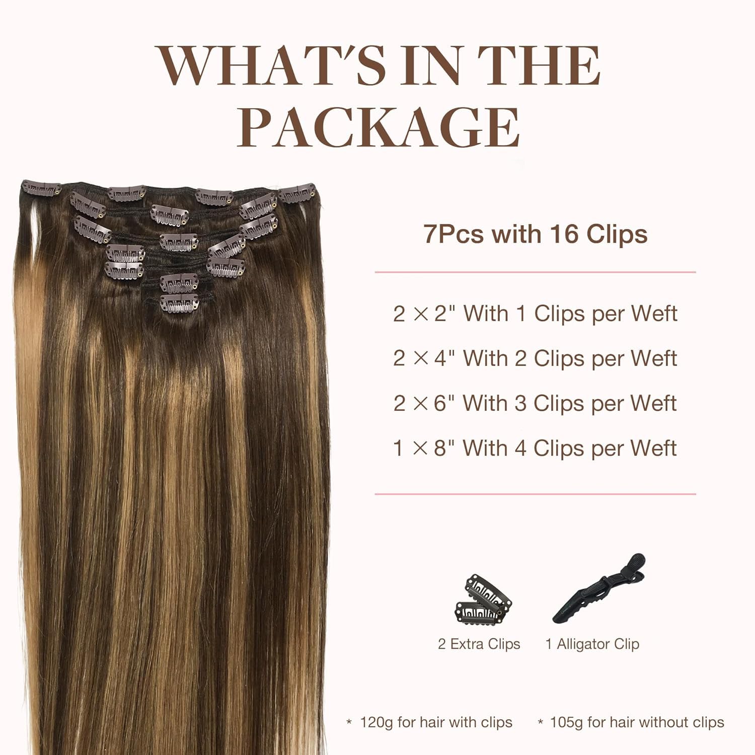 GOO GOO real Remy hair texture blends naturally with your own hair