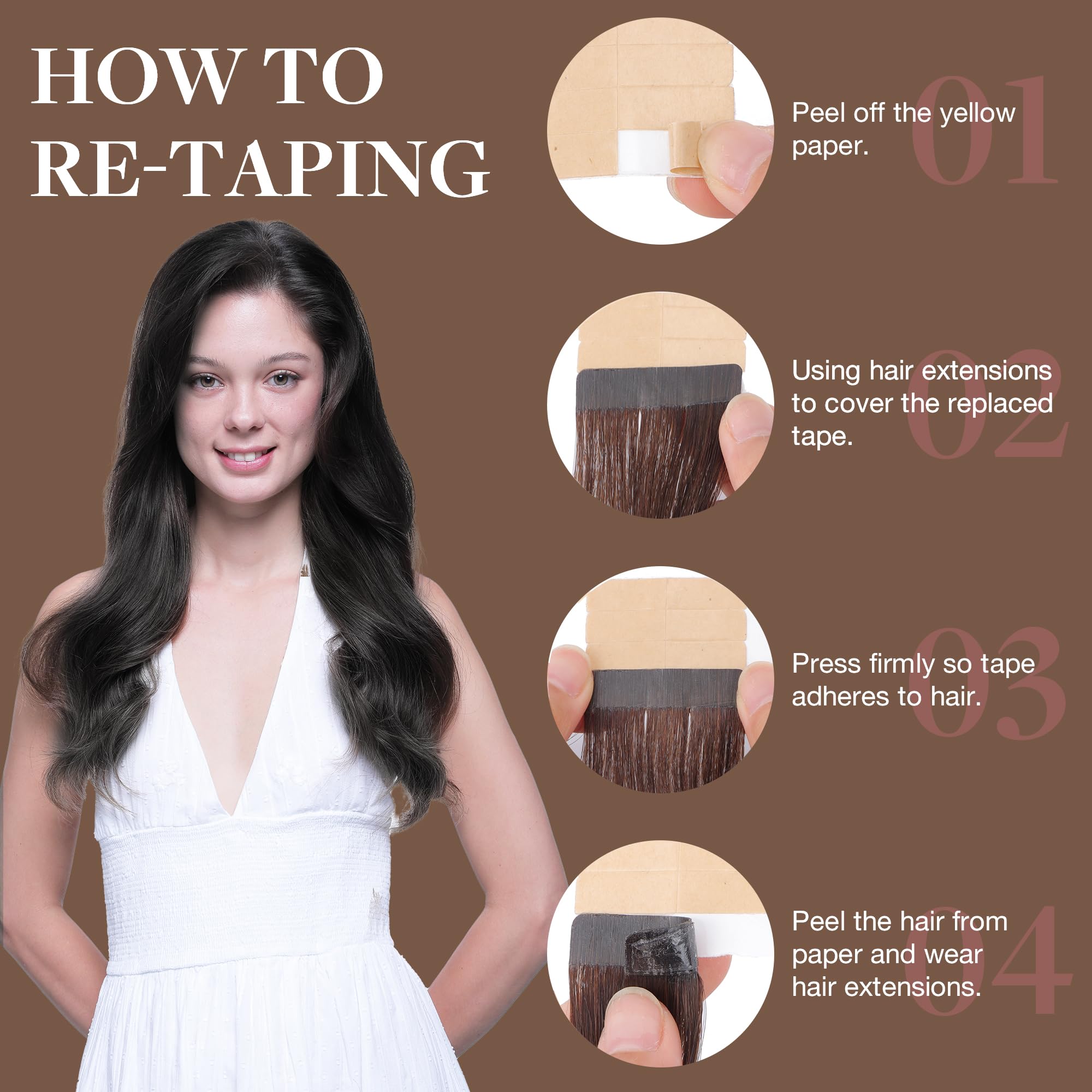 GOO GOO Remy human hair texture remains soft and tangles-free with proper care.