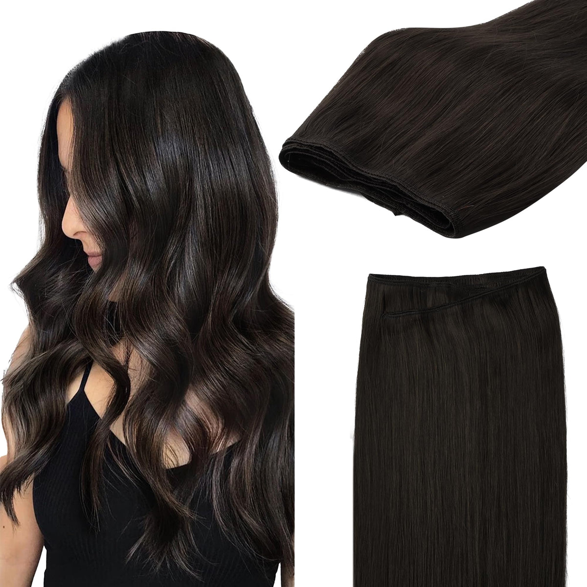 GOO GOO Sew-in Extensions packaging showcases premium quality for easy selection