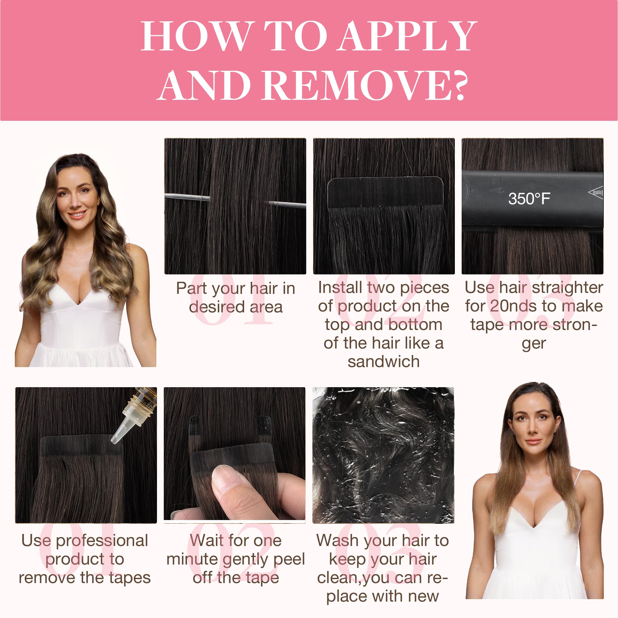 GOO GOO skin weft invisible finish showing seamless scalp integration