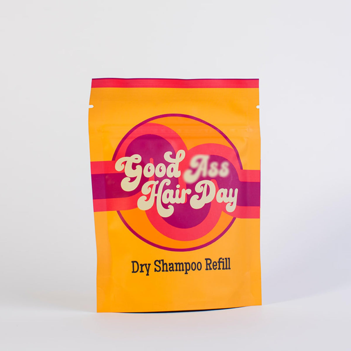 Good Ass Hair Day OG Vanilla dry shampoo refill bottle pour for quick refresh