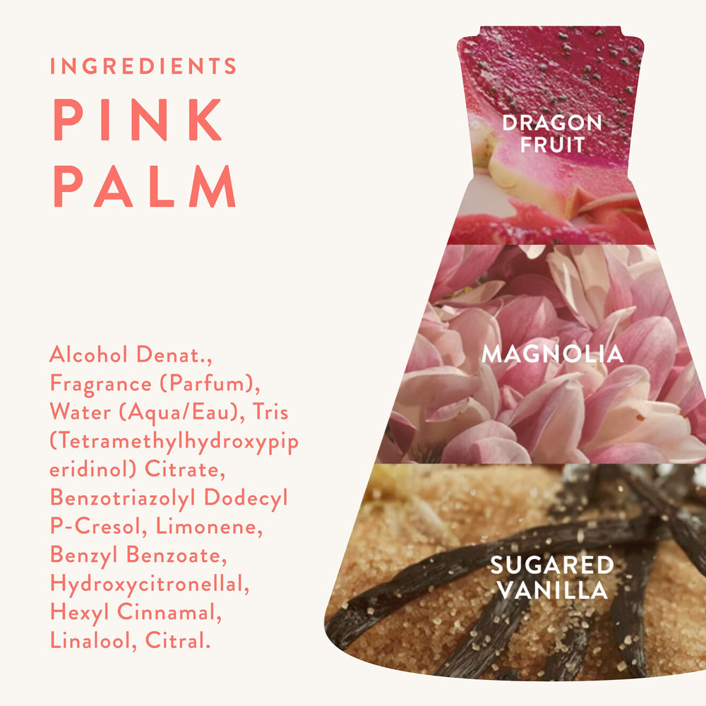 Good Chemistry Pink Palm layering-idea suggests effortless customization with other scents