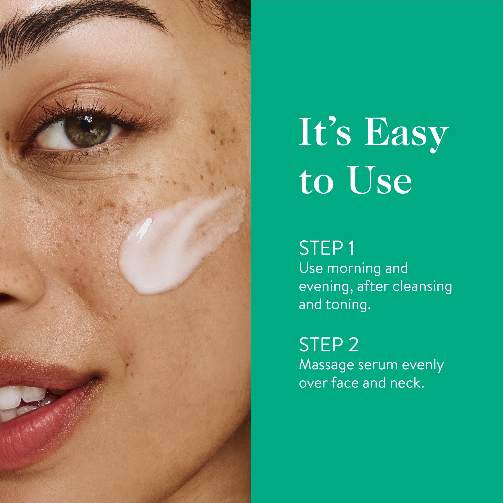Detail of tranexamic acid in Good Clean Goop formula for even tone
