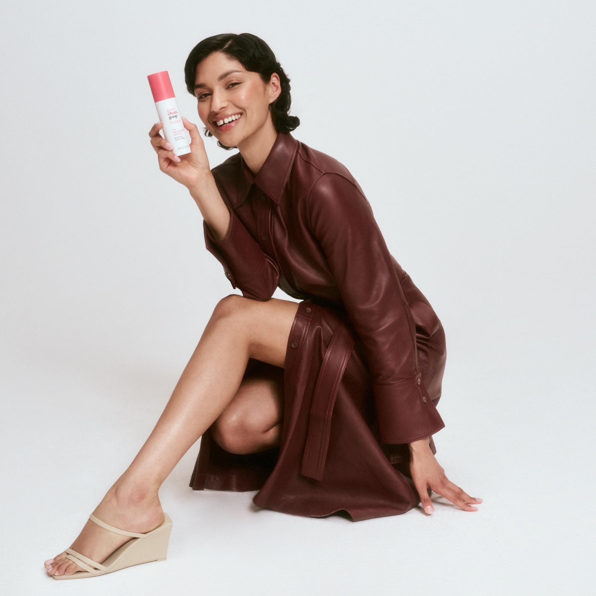 Good Clean Goop Naked Elixir features saffron and turmeric extracts for soothing care