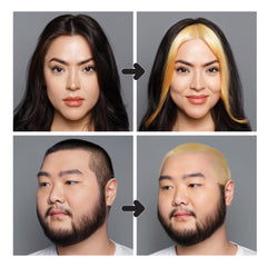Good Dye Young 25-volume developer lifts color with care.