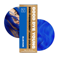 Good Dye Young Blue Ruin bottle – vibrant semi-permanent color for at-home dyeing.