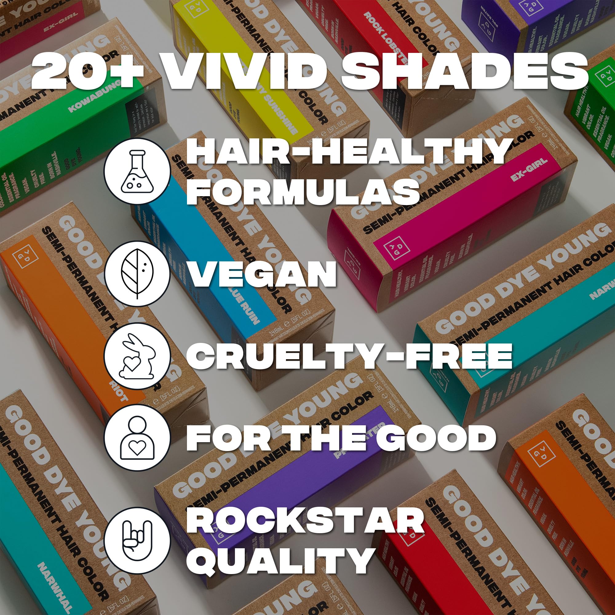 Good Dye Young Blue Ruin cream base – creamy texture for smooth coverage.