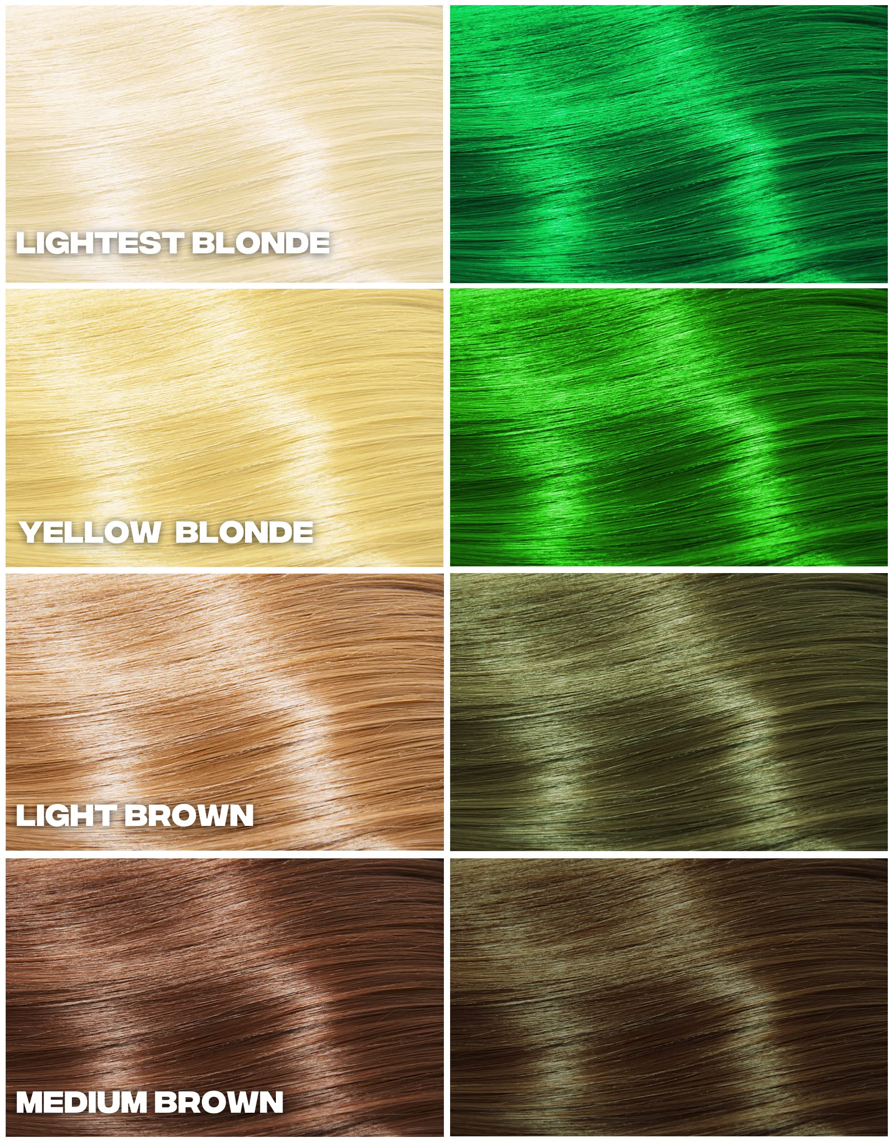 Good Dye Young Kowabunga color swatch demonstrates long-lasting semi-permanent vibrancy.
